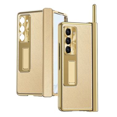 Plastový kryt Magnetic Shell pro Samsung Galaxy Z Fold5 - Šampaňské zlato