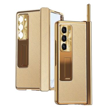 Plastový kryt Magnetic Shell pro Samsung Galaxy Z Fold5 - Zlatá