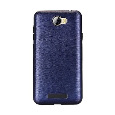 Plastový kryt Metal Style na Huawei Y5 II - modrá