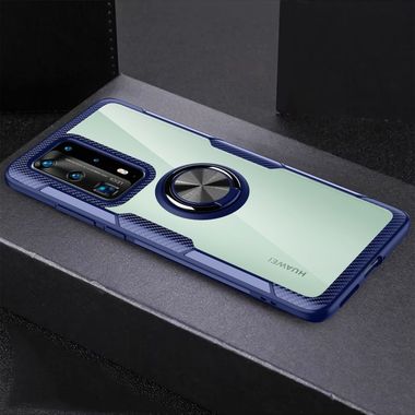 Gumový kryt na Huawei P40 Pro - Modrý