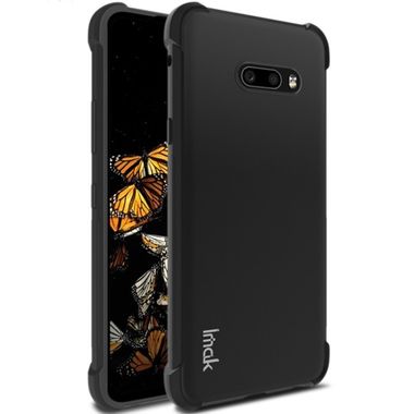 Gumový kryt na LG G8X - Metalová černá