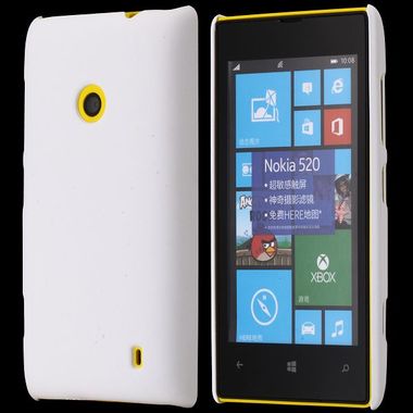 Plastový kryt Smooth Oil na Microsoft Lumia 520/525 - bílá