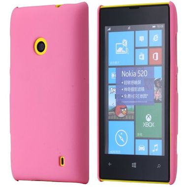 Plastový kryt Smooth Oil na Microsoft Lumia 520/525 - růžová