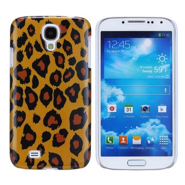 Plastový kryt Stylish Leopard na Samsung Galaxy S4 - hnědá