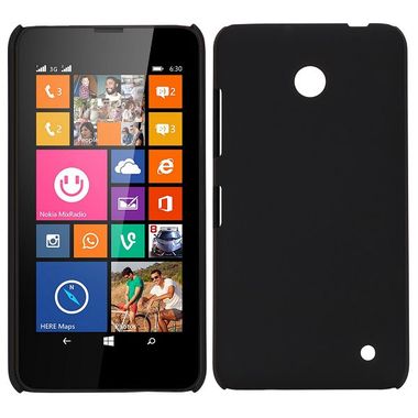 Plastový kryt Ultrathin Oil na Microsoft Lumia 630 - černá