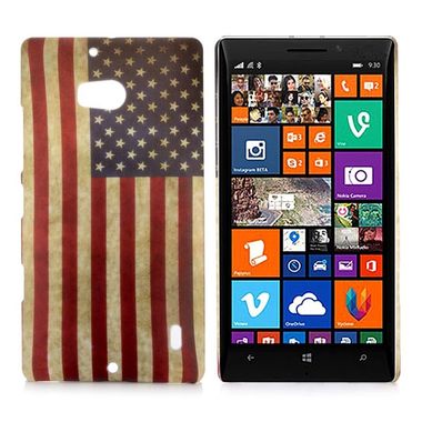 Plastový kryt USA Flag na Microsoft Lumia 930