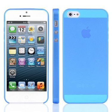 Silikonový kryt na iPhone 4 / 4s - modrá
