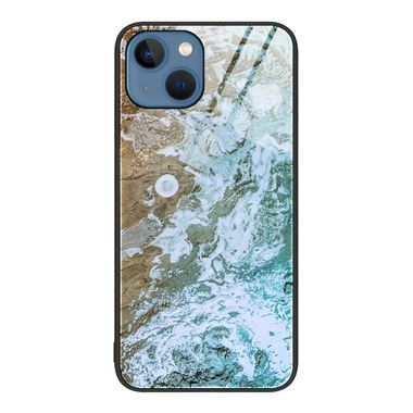 Sklenený kryt MARBLE pro iPhone 14 Plus – Pláž