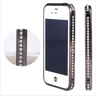 Stylový bumper na iPhone 5 / 5s - šedá