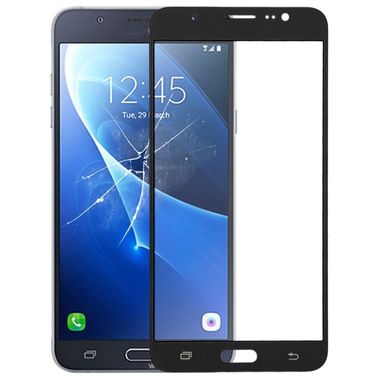 Temperované tvrzené sklo na Samsung Galaxy J7 (2016) - Černý