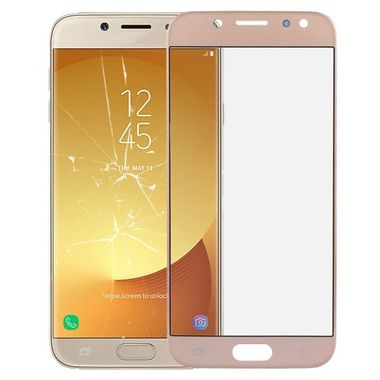 Temperované tvrzené sklo na Samsung Galaxy J7 (2017) - Zlatý